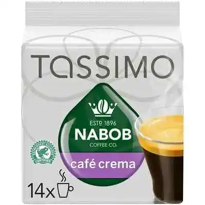 2 X Tassimo Nabob Café Crema Coffee Single Serve T-Discs 14 T-Discs (28 Total) • $29.99