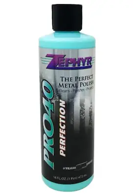 Zephyr PRO-40016 Pro-40 Perfection The Perfect Metal Polish - 16 Fl. Oz. • $21.99