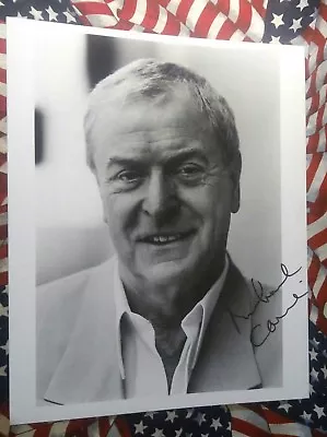 MICHAEL CAINE Signed 10X8 Photo.  LIFETIME COA. • $99