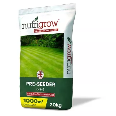 Nutrigrow Pre-Seeder Lawn & Turf Fertiliser New Grass Fertilizer Seed Fertiliser • £29.99