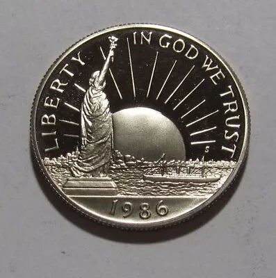 1986 S Ellis Island Commemorative Half Dollar Proof - BU Condition - 221SU • $0.99