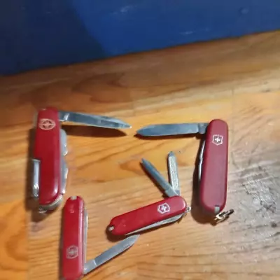Vintage Swiss Army Knife Lot OF 4 - Victorinox Wenger Mini Etc • $32