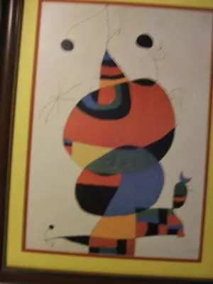  Unknown Title  By MIRO  Numbered Framed Signed • $250