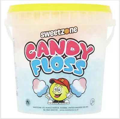 SweetZone Candy Floss | Full Case Of 6 X 50g Tub • £8.99