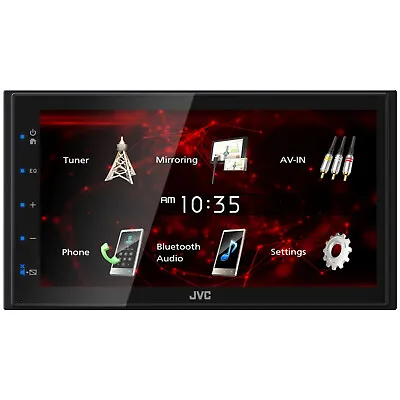 JVC KWM180BT Double DIN 6.8  Screen Bluetooth USB Multimedia Stereo Receiver • $176.99