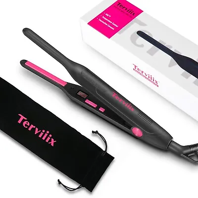 Terviiix 3/10  Pencil Hair Straightener Flat Iron For Short Hair Pink • $21.99