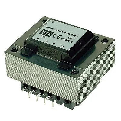 PCB Mains Transformer 120/240V 6VA 0-12V 0-12V Xmer PCB Mount Twin Primary Open • £9.73