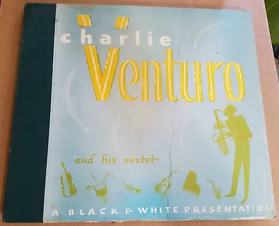 78RPM 12  Black & White SET Of 2 Charlie Venturo Ventura Callender Clean V+E- • $49.95