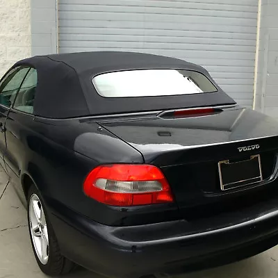 Volvo C70 Convertible Top For 1999-2006 In Black Stayfast With Glass Window • $683.10