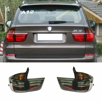 $641.75 • Buy LED Tail Lights Assembly For BMW X5 E70 Dark / Red Replace OEM Rear Lamps 07-11