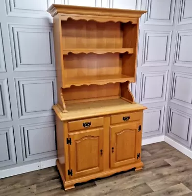 Vintage Retro Style Modern Welsh Dresser - Country Farmhouse Wooden Sideboard • £179.99