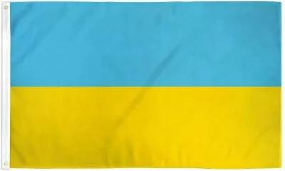 $4.77 • Buy 3x5 Ukraine Flag Ukrainian Country Banner Pennant Indoor Outdoor New 100D FABRIC