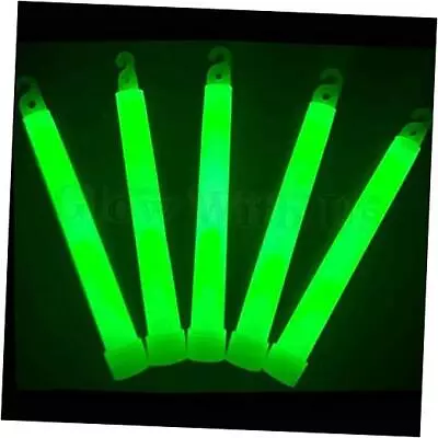Glow Sticks Bulk Wholesale 25 6” Industrial Grade Light 25 Glow Sticks Green • $27.31