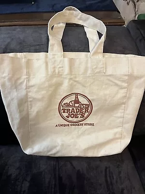 Trader Joes Beige Tote Bag • $10.99