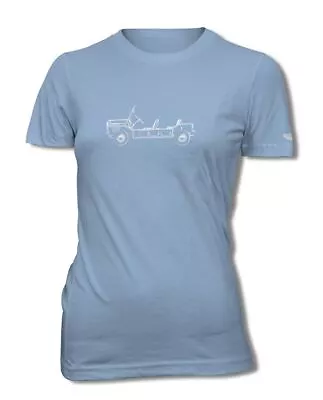 Austin Mini Moke T-Shirt - Women - Side View • $24.90