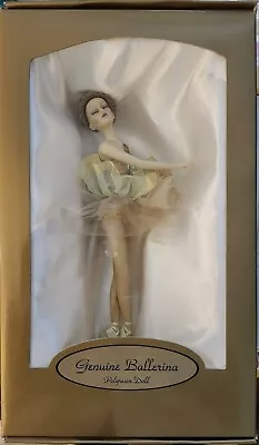 Vintage Genuine Ballerina Polyresin Doll New In Box • $10