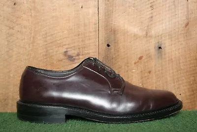 Vintage WALK-OVER Burgundy Leather Oxfords Derby Dress Shoes Sz. 9.5 D • $41.95