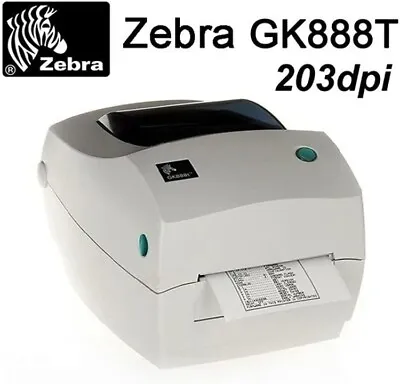 Zebra GK888T Thermal Label Printer (only) • $55