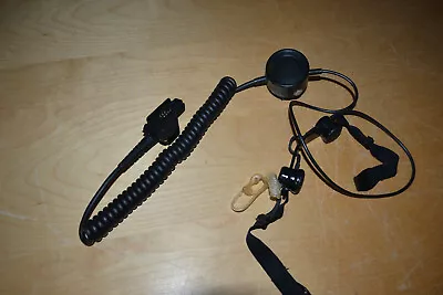 Television Equipment Associates LASH THROAT MICROPHONE TACTICAL HEADSET SWAT MIC • $99.95