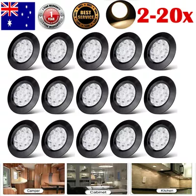 2-20x 12V Recessed Ceiling LED Interior Down Lights RV Camper Caravan Warm White • $19.99