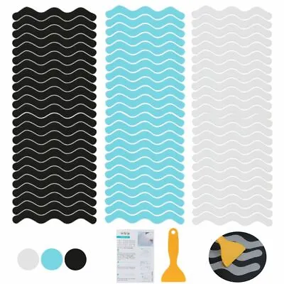 24pcs Bath Tub Shower Treads Non Slip Anti Skid Safety Applique Strips Grip • $6.39