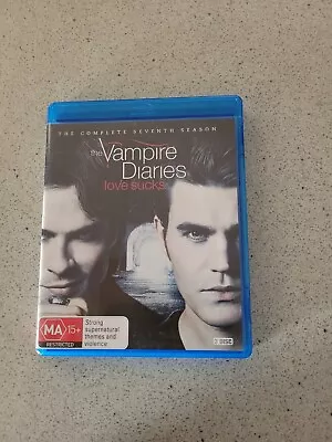 Vampire Diaries : Season 7 (DVD 2016) BLURAY - FREE POST • $15