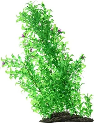 $16.99 • Buy Elive Natural Elements Plastic Plant Blooming Ludwigia 16-18  XL Fish Tank Decor