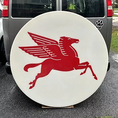 Vintage 60” Mobil Pegasus Wall Mount Light Up Sign Gas Oil *shipping Available* • $20000