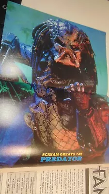 Fangoria  67 Magazine Hellrasier Cover Predator Poster Vf • $29.99