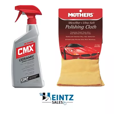 MOTHERS 01024+155200 CMX Ceramic Spray Coating W/ Microfiber Polishing Cloth • $31.99