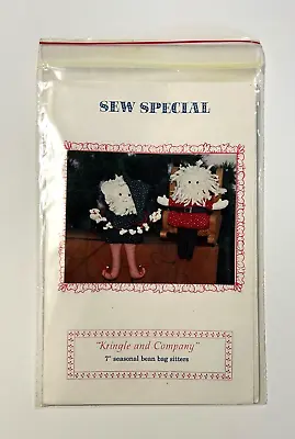 Sew Special Pattern Kringle And Company Christmas Bean Bag Santa & Elf  Dolls • $8.75