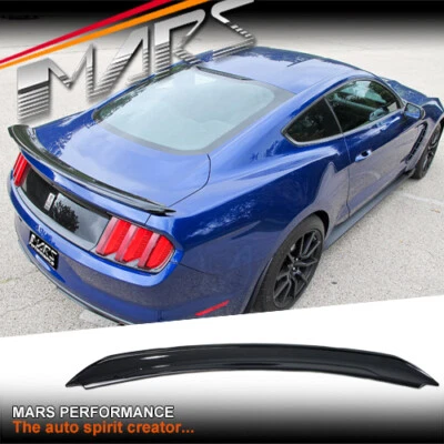 $239.99 • Buy Gloss Black Shelby GT350 Style Rear Spoiler Lip For Ford Mustang FM FN 2015-2020