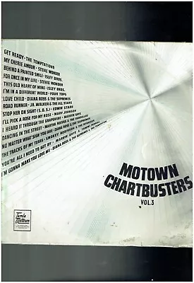 £6.05 • Buy Motown Chartbusters Vol 3 Vinyl Album Marvin Gaye Smokey Robinson Stevie Wonder
