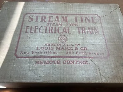 1940s Marx Stream Line Electric Train Set Original Box • $80