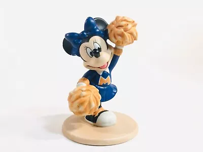Disney Minnie Mouse Cheerleader Porcelain 4 1/2” Figure • $17.99