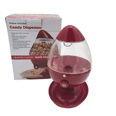 NEW Automatic Candy Dispenser Motion Activated Red Treats Battery Operated 10  • $25.50