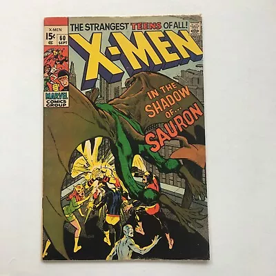 X-Men #60 VG/FN 1st Appearance Of Sauron! Neal Adams Art!! Marvel 1969 • $69.99