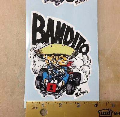 Margay Bandito MAN Karting Decal Vintage McCulloch Kart  • $13.99