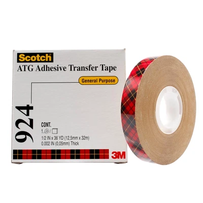 £25.17 • Buy Scotch 924 ATG Adhesive Transfer Tape, 0.50 Inch X 60 Yards, Clear
