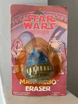 Vintage 1983 Star Wars Return Of The Jedi Max Rebo Eraser - New In Pack • $23.90