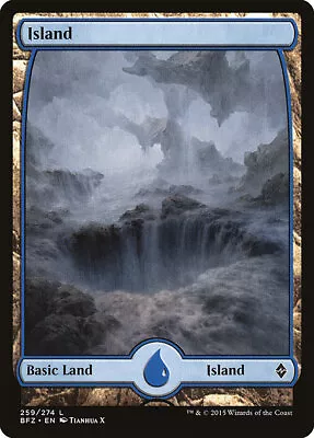 Island (#259) - Foil Battle For Zendikar LP MTG • $1.04