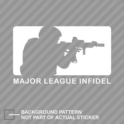 Major League Infidel Sticker Die Cut Decal • $21.96