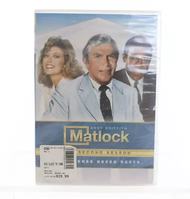 Matlock The Second Season 2 1987-1988 DVD 6-Disc Set Andy Griffith New Sealed • $9.95