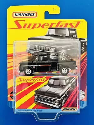 2020 Matchbox Superfast BLACK CLASSIC 1963 CHEVROLET C10 V8 PICKUP TRUCK - New! • $24.95