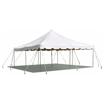 Weekender Pole Tent 20x20 White Canopy Event Wedding Party Backyard Gazebo • $799.99