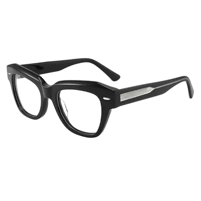 Retro Thick Acetate Eyeglasses Frames Recessed Fashion Glasses Men Women Eyewear • $24.69