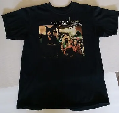 $19.99 • Buy Vintage Anvil CINDERELLA Gold / Platinum Concert Tour T-Shirt Tom Keifer Medium 