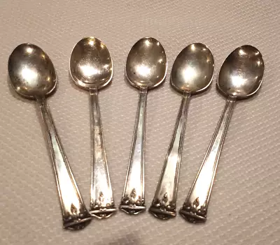 Five J. S. Co. Jennings Trianon Sterling Silver 5-1/2  Teaspoons  (zz) • $89