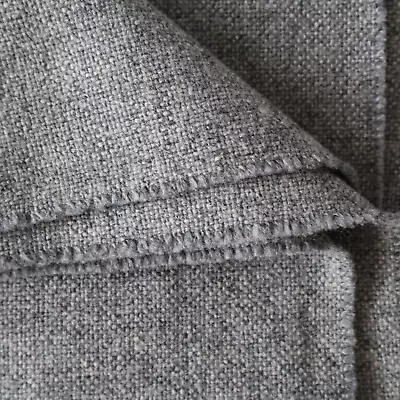 MCM Kvadrat Hallingdal Wool Upholstery Fabric Gray Tweed Norway 65-0130 3 Yds • $59.50