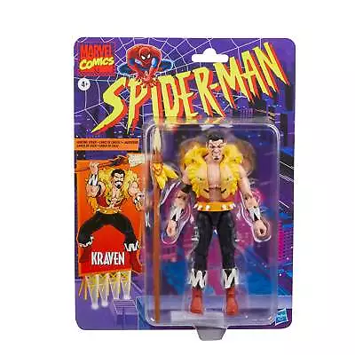 Marvel Legends Retro Spider-Man Kraven The Hunter • £24.99